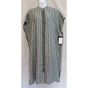 ARTS & SCIENCE 01-L52S- 259  Tunic Dress Size 1 NWT‎ Linen / Silk Made In Japan